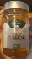 Mängden socker i Miele di acacia