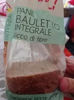 Mängden socker i Pane bauletto integrale