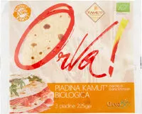 Mängden socker i Piadina kamut biologica