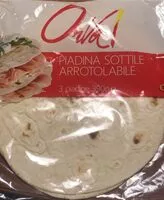 Mängden socker i Piadina sottile arrotolabile