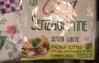 Mängden socker i piadina sottile con Olio Extra vergine di Oliva