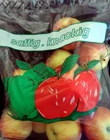 Mängden socker i saftig.knackig