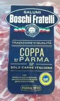 Mängden socker i Coppa di parma igp