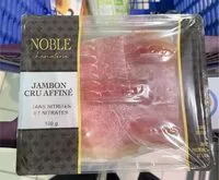 Mängden socker i Jambon cru affiné
