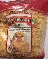 Mängden socker i Pâte de semoule de blé dur