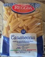 Mängden socker i Casareccia