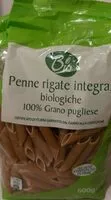 Mängden socker i Penne rigate integrali biologiche 100% grano pugliese