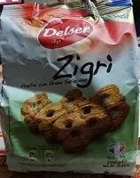 Mängden socker i Zigrì - frollini di grano saraceno