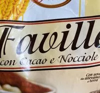 Mängden socker i Faville con cacao e Nacciole