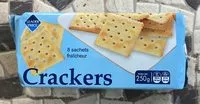 Mängden socker i Crackers 8 sachets fraicheur