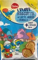 Mängden socker i I puffi biscotti al latte,miele e cereali