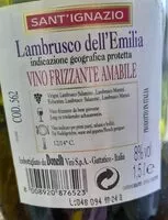 Mängden socker i Lambrusco dell'Emilia