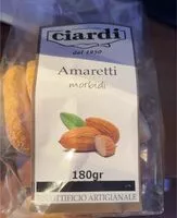 Mängden socker i Amaretti morbidi