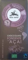 Mängden socker i Cioccolato fondante con açai