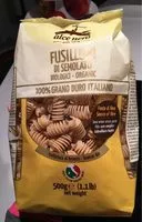 Mängden socker i Fusilloni di semolato biologici