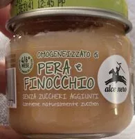 Mängden socker i Omogenizzato pera e finocchio