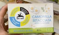 Mängden socker i Camomilla setacciata