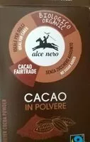 Mängden socker i Cacao in polvere
