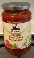 Mängden socker i Organic pasta sauce napoletana