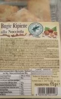 Mängden socker i Bugie ripiene alla nocciola