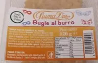 Mängden socker i Bugie al burro