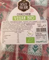 Mängden socker i Chiacchiere vegan bio