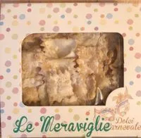 Mängden socker i Le meraviglie con zucchero