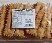 Mängden socker i Chiacchiere