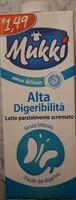 Mängden socker i Mukki Latte Alta Digeribilità parzialmente scremato