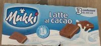 Mängden socker i Mukki latte al cacao