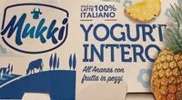Mängden socker i Yogurt ananas intero