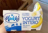 Mängden socker i Yogurt intero alla banana