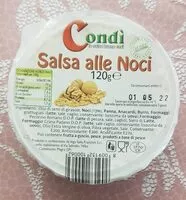 Mängden socker i Salsa alle noci