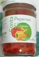 Mängden socker i Peperoni a strisce in agrodolce