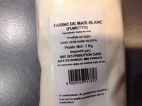 Mängden socker i Farine de maïs blanc