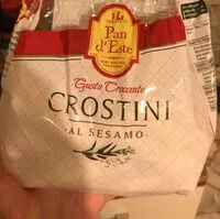 Mängden socker i Crostini al sesamo