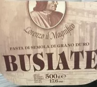 Mängden socker i Busiate