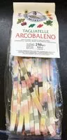 Mängden socker i Tagliatelle arcobaleno
