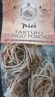 Mängden socker i Tartufo fungo et porcino , pâtes