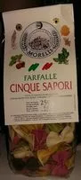 Mängden socker i Farfalle cinque sapori