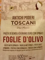 Mängden socker i Pasta di Semoula di Grano Duro con Spinaci Foglie d'Olivo