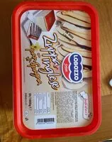 Mängden socker i Gelato zuppa inglese con pan di spagna