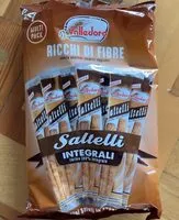 Mängden socker i Saltelli Grissini Integrali