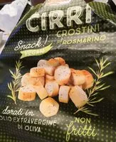 Mängden socker i Cirri crostini al rosmarino