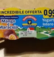 Mängden socker i Yogurt Intero Mango e Maracuja