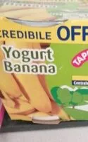 Mängden socker i Yogurt magro banana