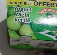 Mängden socker i Yogurt mela verde magro