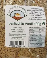 Mängden socker i Lenticchie verdi