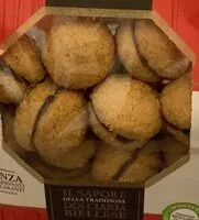 Mängden socker i Baci di dama