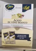 Mängden socker i Aceto di vino bianco